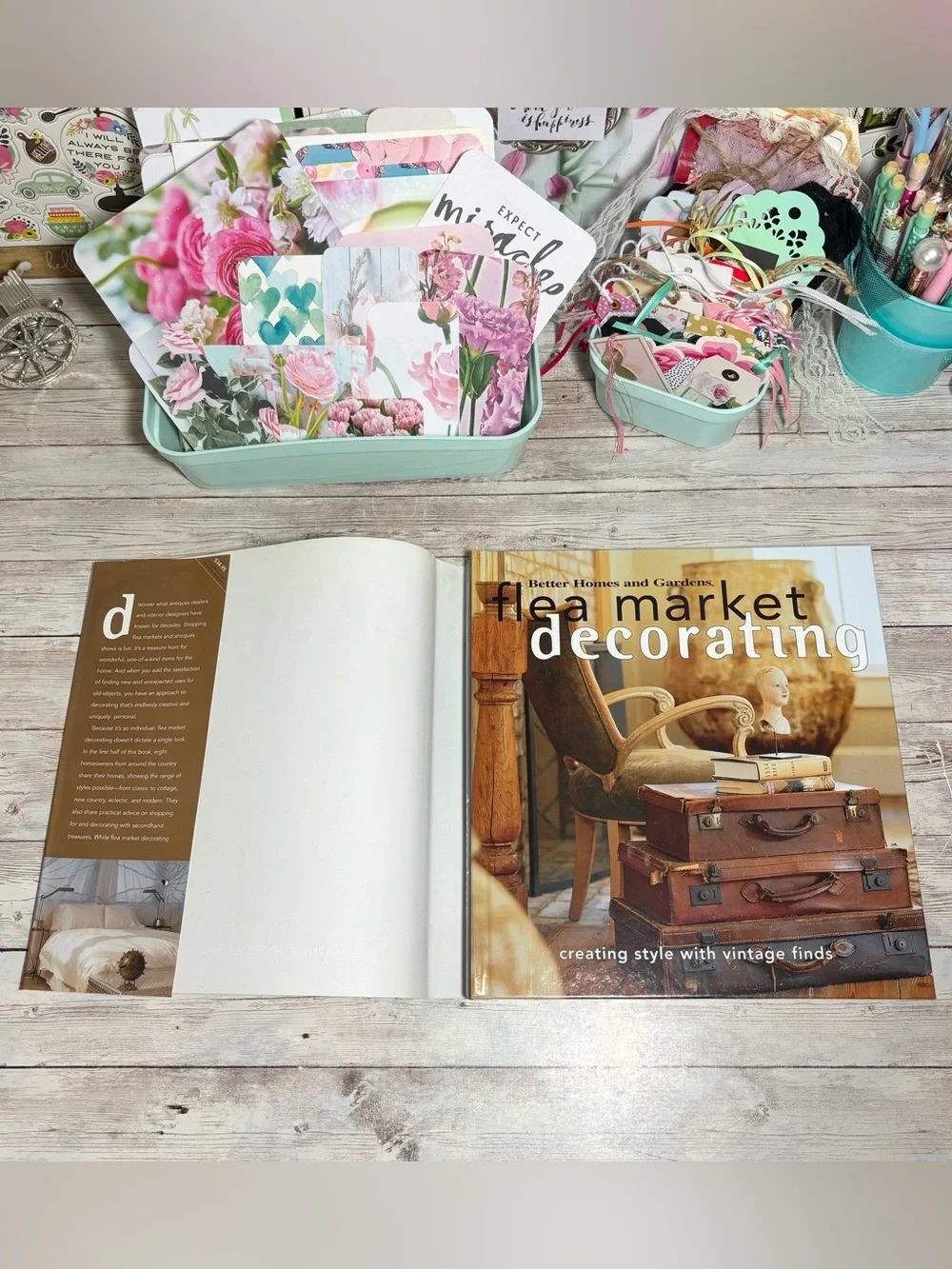 Flea Market Decorating Better Homes And Gardens Large Hardcover Book Vtg 2000